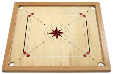 Carrom Finger billiard Mango 82x82cm