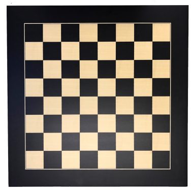 Schaakbord Zwart/Ahorn 50mm