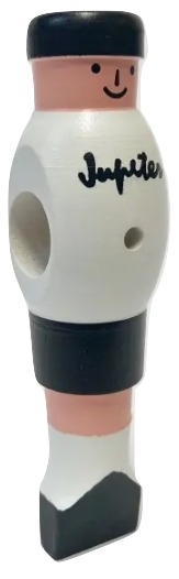 Joueur en bois Jupiter Blanc