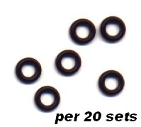 Dart Tige Anneaux Caoutchouc/10 sac