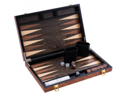 Backgammon Bois de Frêne – 38cm x 24cm