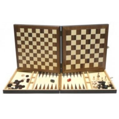 Cassette échecs-dames-backgammon