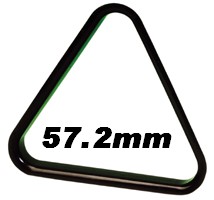 Triangle billes Pool Noir 57,2mm