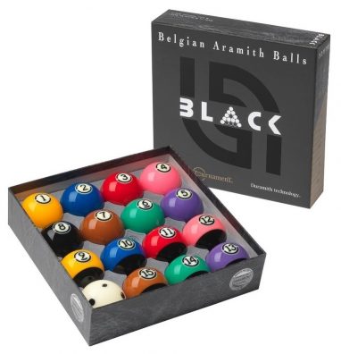 Jeu De Billes Pool 57,2mm Aramith Tournament Black Duramith