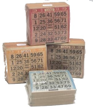 Bingo – cartes en vrac