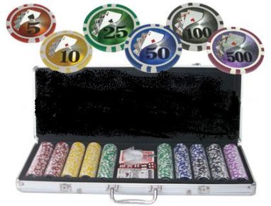 Jetons – Alum. Coffre 500 Royal Flush