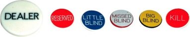 Poker – Dealer Buttons Set