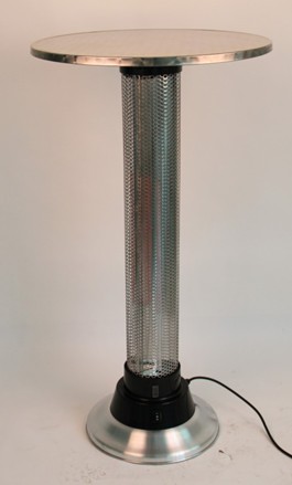 Table haute chauffante