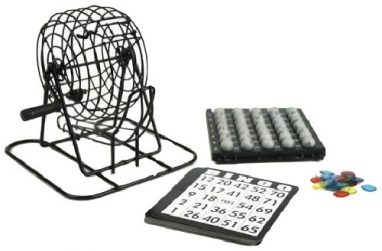 Bingo Caisse Métal Noir