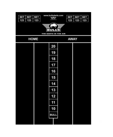 Dart Score pour Craie 45x30cm