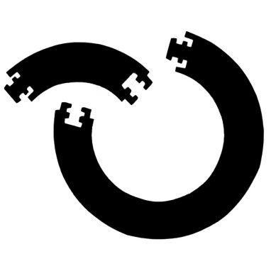 Cible Darts Anneau Protecteur Voyage Foam – noir