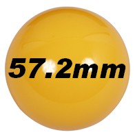 Billes en vrac 57mm jaune