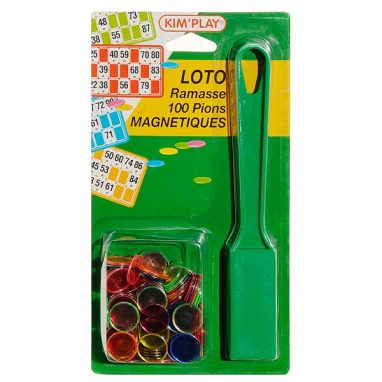 Loto Ramasse 100 Pions Magnetiques