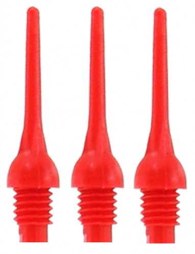 Dart Pointes Plastique Ball Point par 100 pièces – rouge