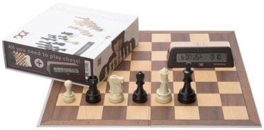 Jeu d’échecs Starter Box  + pendule