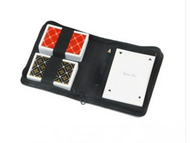 Etui 2 x 52 simili cuir noir