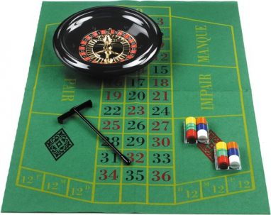 Set jeu de Roulette + Black Jack 30cm