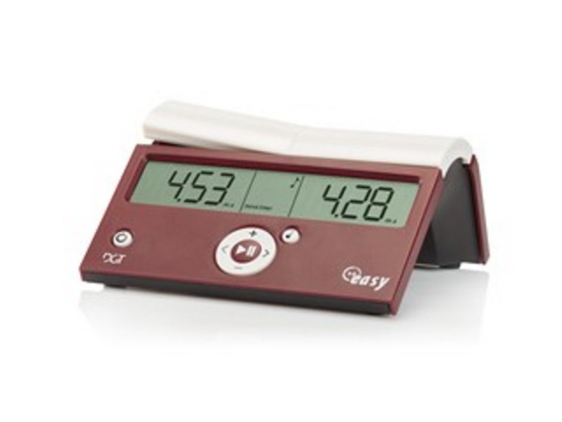 Pendule échecs numérique DGT Easy Crimson Cruz
