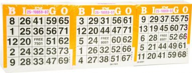 Bingo – cartes en vrac