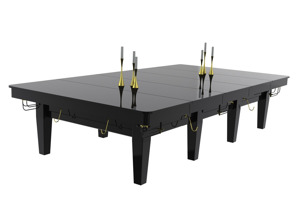 Snooker 12ft Riley Grand Professional - Gloss Black - Image 2