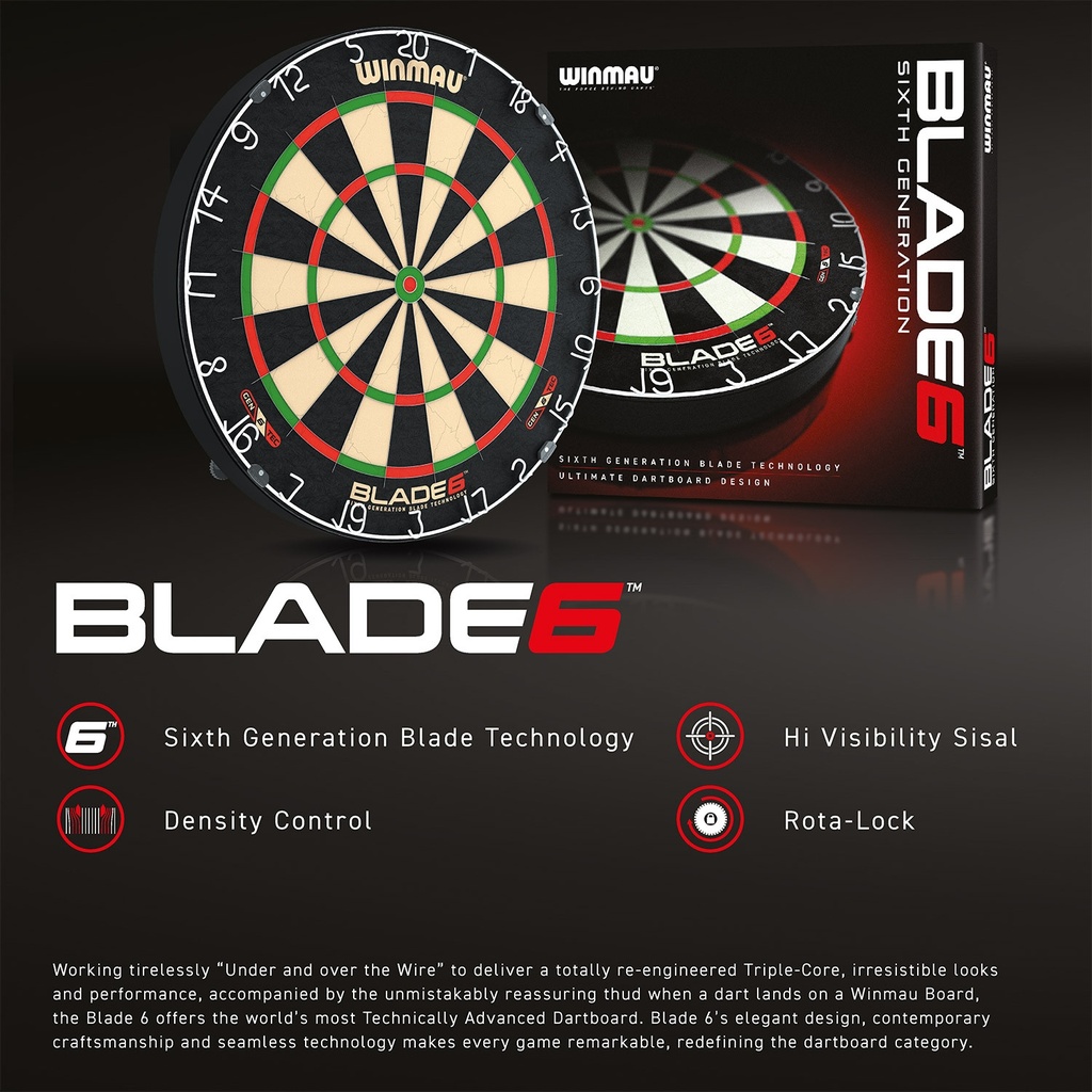 Cible Darts Winmau Blade 6 - Image 2