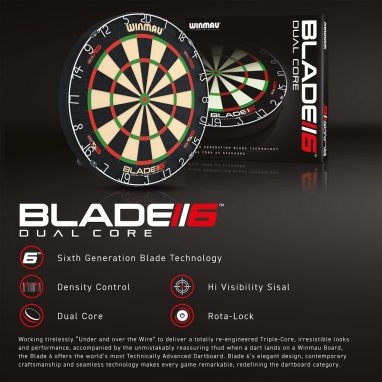 Cible Darts Winmau Blade 6 Dual Core