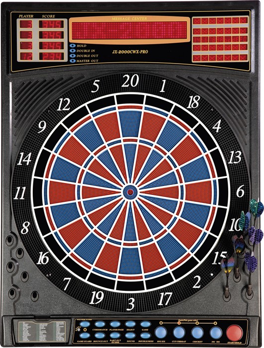 Cible fléchettes électronique Karella Premium Silver - Image 2