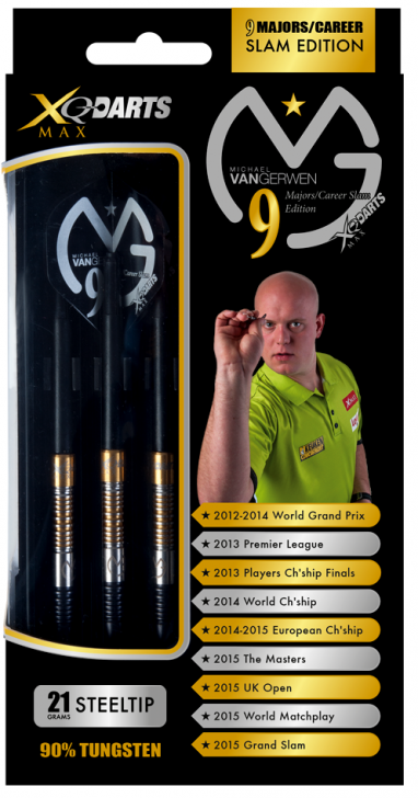 Fléchettes XQ Max Michael van Gerwen Career Slam Edition