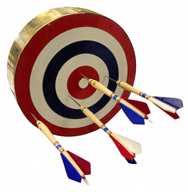 Cible Flechette Belge Retro Set