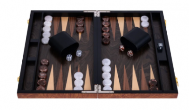 Backgammon Bois de Frêne – 38cm x 24cm