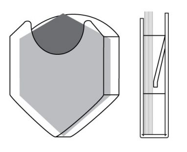 Dart Ailette Casier Poche 12 pièces