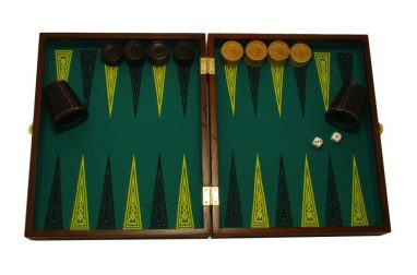 Jeu de Jacquet / Backgammon chéne massif