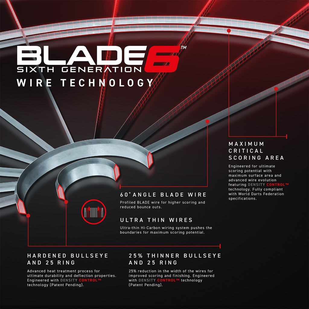 Cible Darts Winmau Blade 6 - Image 3