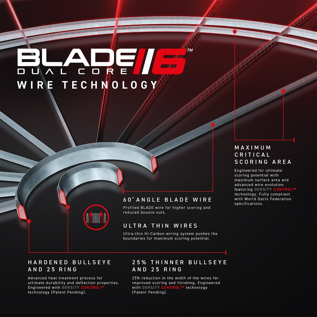 Cible Darts Winmau Blade 6 Dual Core - Image 3