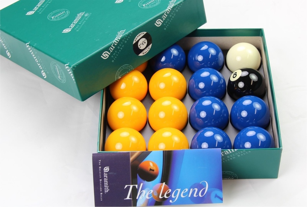 Jeu de Billes Pool 50,8mm bleu/jaune - Image 4