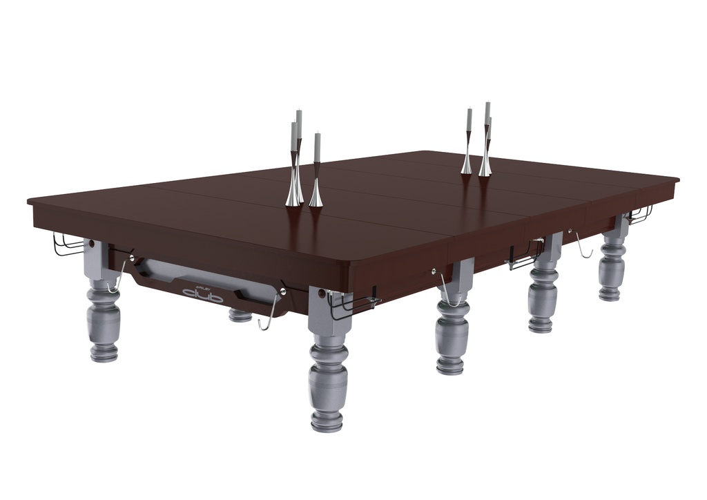 Snooker 12ft Riley Club - Mahogany Steelblock - Image 6