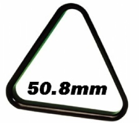 Triangle plastique Billes Pool noir 50.8mm
