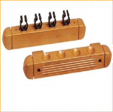 Porte-queue 2pcs – 4 queues Erable