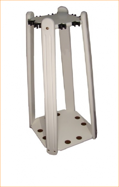 Porte-queue 1/2 h. wit/zwart 8 queue