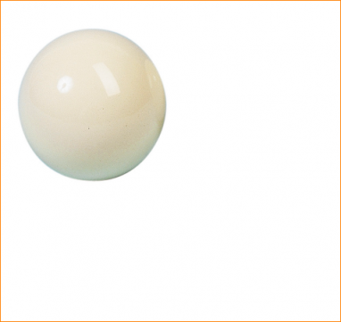 Bille Aramith Golf 61,5mm blanc/rouge