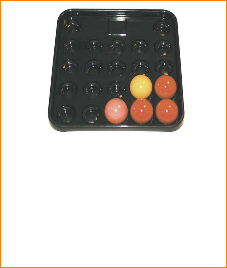 Plateau pour billes 22p