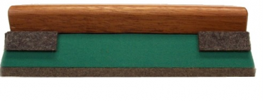 Brosse drap poignée bois