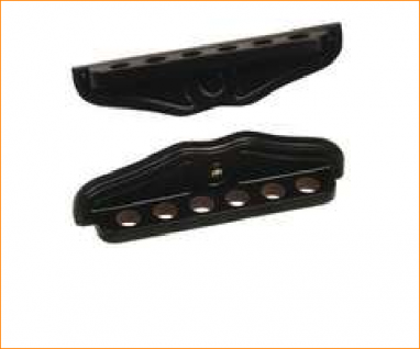 Porte-queue 2pcs – deLuxe – 6 queues Noir