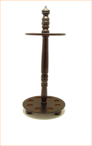 Porte-queue 1/2 h. rond 8 queues