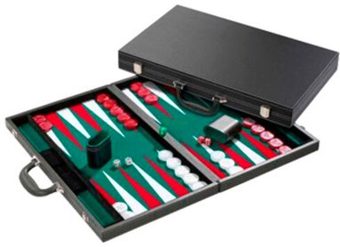 Backgammon – Coffre Luxe 46×30 – vert