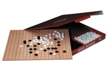 Go – Plateau en bois + pions