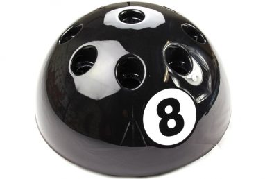 Porte-queue 8-Ball noir