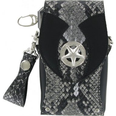 Bull’s Hatch peau de serpent Pak Noir Argent