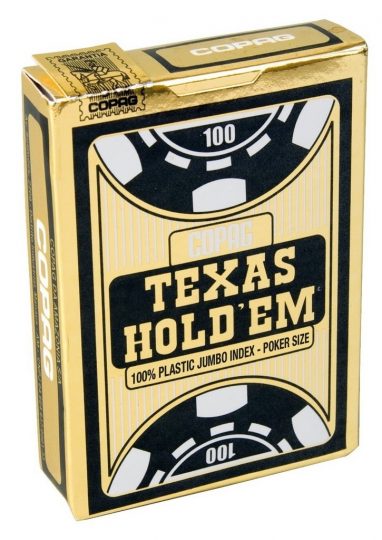 Jeu de Cartes Copag Texas Jumbo Noir