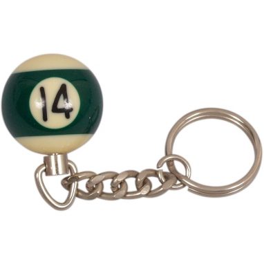 Porte-clés Bille Pool n°14